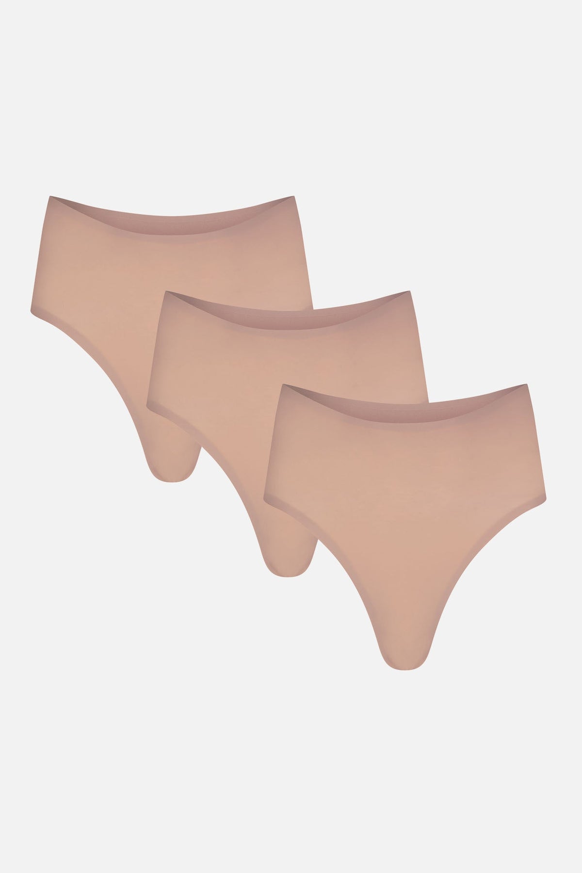 Base High Rise Brief in Buff (3-Pack)