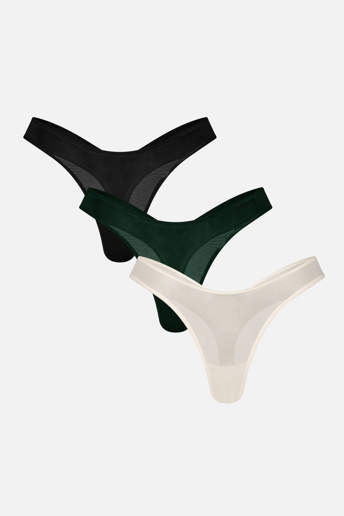 Sieve Dipped Thong in Nocturne (3-Pack)