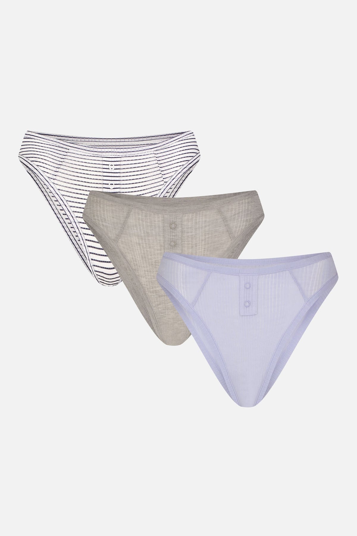 Whipped French Cut Brief in Drift (3-Pack)